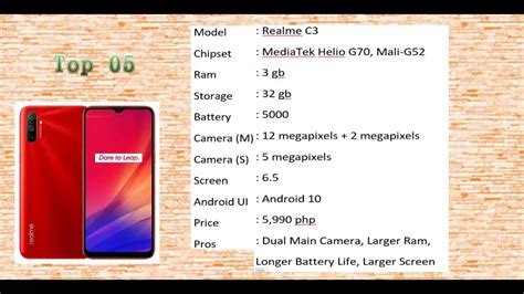 Smartphones under 6K or ₱6,000 Pesos in .